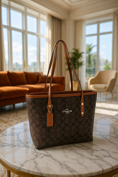 شنطة ماركة COACH شامل البوكس