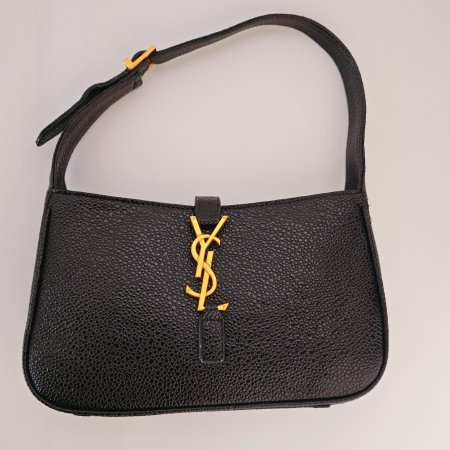 شنطة ماركة ysl - اسود جلد افعى